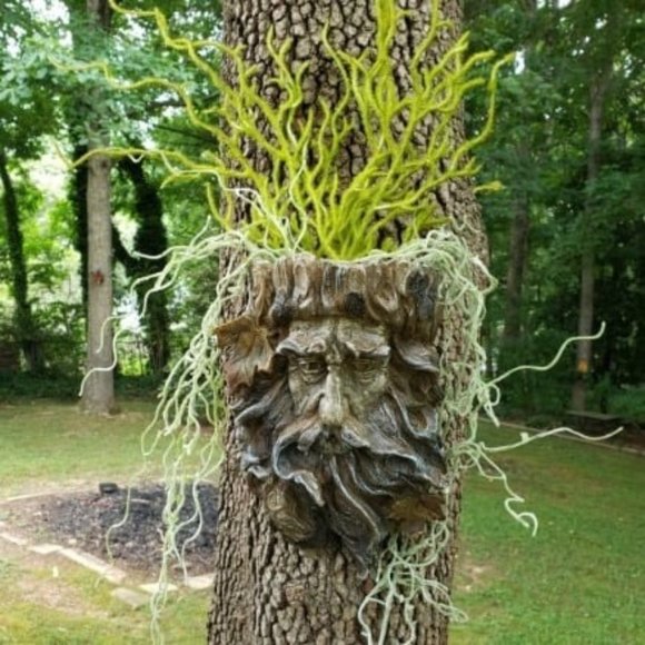 Old Man' Tree Hanging Planter - Yard Decorations - Whimsical - Picture 1 of 3